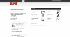 Desktop Screenshot of draperscreens.se