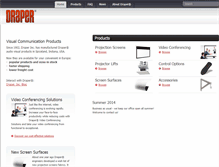 Tablet Screenshot of draperscreens.se